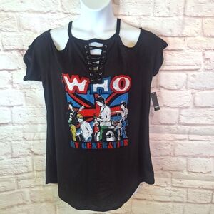 NWT Torrid 1x 14/16 Plus Cold Shoulder Tee